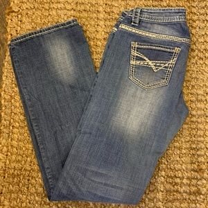 Rock & roll cowgirl riding jeans Sz 28x36